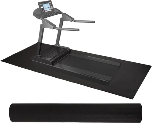 BalanceFrom - Tapete de alta densidad para equipo de gimnasio, PVC de 1/4 de pulgada de grosor, suelo antideslizante para cinta de correr, bicicleta