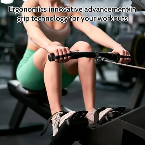 Miniatura 5 de Guantes antideslizantes de fitness para hombres y mujeres: agarre antideslizante de goma para gimnasio, almohadillas ergonómicas antideslizantes