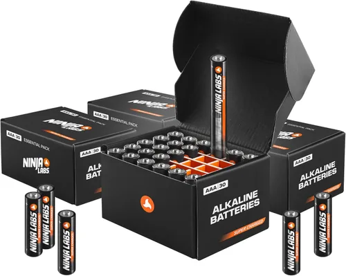 Miniatura 4 de 12 pilas alcalinas AAA súper cargadas en caja organizadora (increíblemente duradera), triple A
