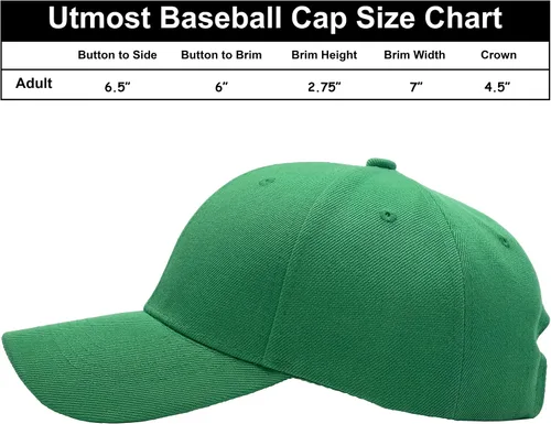Miniatura 4 de Utmost Gorra de béisbol estructurada con cierre ajustable, sombrero de rendimiento para actividades al aire libre y bordado personalizado
