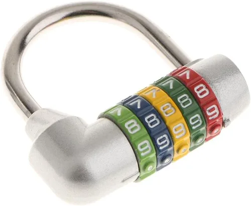 Miniatura 3 de 5 Dial Digit Combination Number Padlock Luggage Bag Travel Luggage Pad Lock, 4 Assorted