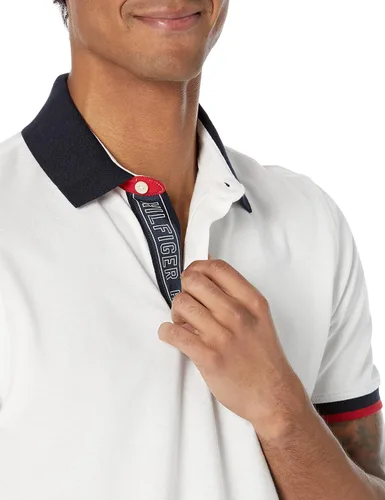 Miniatura 3 de Tommy Hilfiger Polo adaptable de cuello pop de ajuste regular para hombre