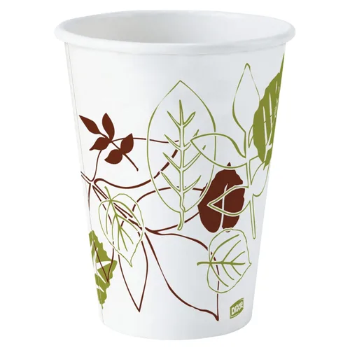 Dixie - Taza de café caliente de papel de 12 onzas por GP PRO (Georgia-Pacific), Pathways, 2342WS, 500 unidades (25 tazas por manga, 20 fundas por