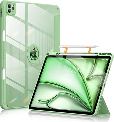 Miniatura 10 de Soke Funda para iPad Air de 13 pulgadas (M3 2025/M2 2024) con soporte para lápices, [Encendido/apagado automático + protección de la cámara] a