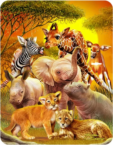 Miniatura 15 de 3D LiveLife Imán - A Love So Grand de Deluxebase. Imán lenticular para refrigerador de animales salvajes. Imanes planos decorativos 3D Gorilla.