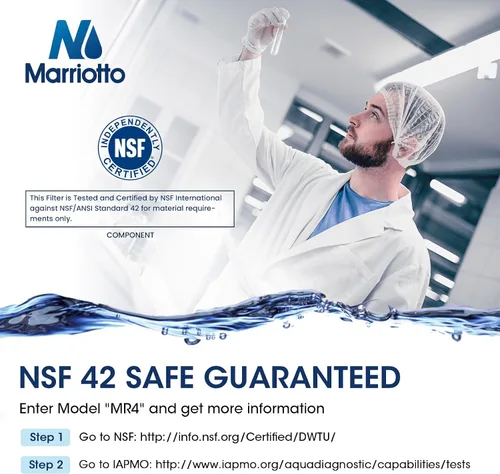 Miniatura 5 de MARRIOTTO MRW4 Filtro de agua para refrigerador Compatible con EDR3RXD1, 4396841, 4396710, Filtro 3, 46-9083, 46-9030, 9030, 9083 Filtro de agua