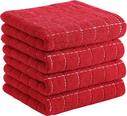 Miniatura 63 de Homaxy Paños de cocina 100% algodón de felpa, toallas de cocina ultra suaves y absorbentes para la cocina, adecuadas para secar y lavar platos