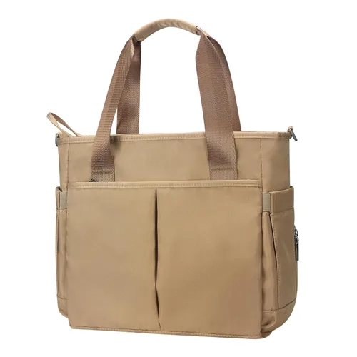 Miniatura 12 de Bolsa de pañales impermeable para mamá y papá, bolsas de viaje medianas multifunción (búho lindo)