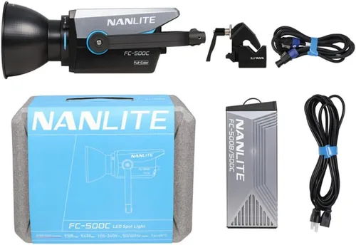 Miniatura 8 de Nanlite FC-500C RGBW Color LED Foco Monolight Bowens iOS.Android Compatible