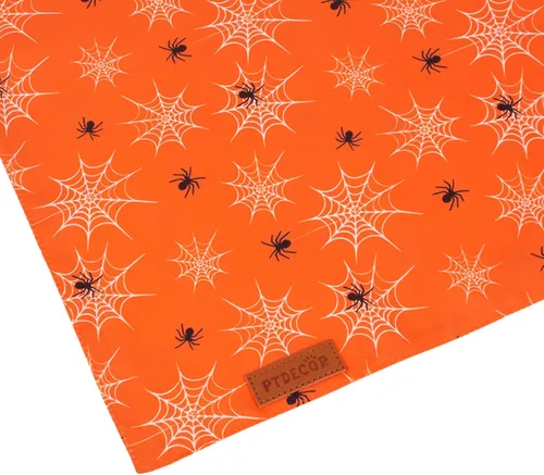 Miniatura 6 de PTDECOR Bandana de Halloween para perro, bufanda reversible para mascotas, varios tamaños, pañuelos triangulares de Halloween para perros pequeños