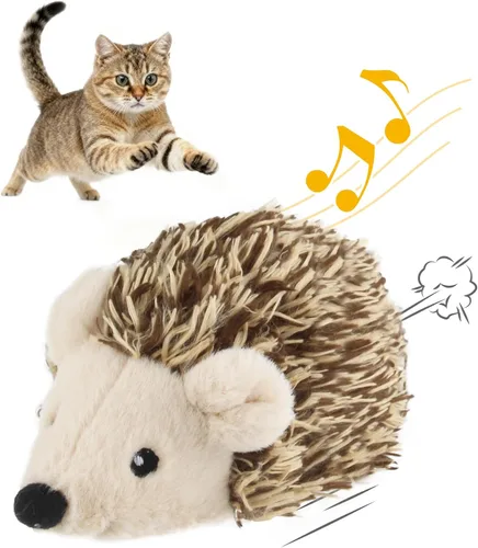 Miniatura 10 de Gigwi Paquete de juguetes interactivos para gatos, mouse móvil automático, juguetes electrónicos para gatos de interior, juguete de caza de ratones