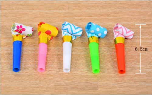 Miniatura 2 de Soplador de fiesta de 24 piezas, sopladores de ruido, silbatos, chillones de fiesta, generador de ruido con flecos, sopladores divertidos