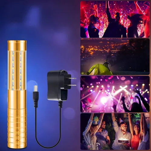 Miniatura 4 de Luz estroboscópica LED de bastón, 4 piezas, servicio de botellas, luces de barra recargable, botella de champán, LED de mano para escenario