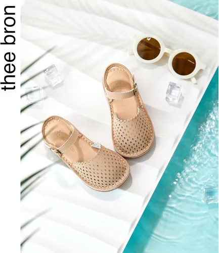 Miniatura 76 de THEE BRON Sandalias cómodas para niñas, zapatos para niños, sandalias rellenas