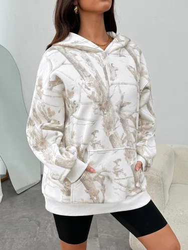 Miniatura 187 de Trendy Queen - Sudaderas extragrandes con capucha para mujer, suéteres de manga larga, sin botones, de vellón, de otoño, ropa de invierno