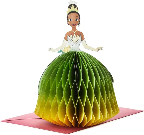 Miniatura 11 de Hallmark Paper Wonder Frozen - Tarjeta de cumpleaños emergente de Princesa Disney (Elsa Panal de Miel) para cumpleaños, aliento, todas las ocasiones