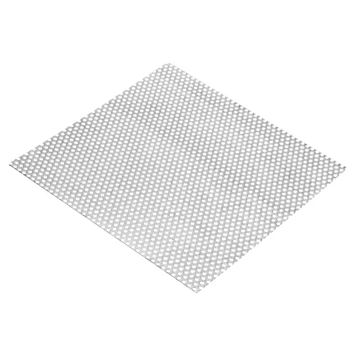 Miniatura 6 de PATIKIL Hoja perforada de acero inoxidable 304 de 11.8 x 4 pulgadas, agujero de 0.2 pulgadas 19GA expandido de malla metálica para rejilla