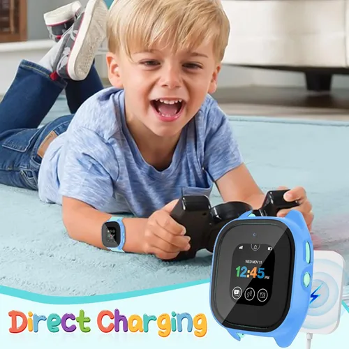 Miniatura 6 de Paquete de 2 fundas protectoras compatibles con Verizon Gizmo Watch 3, protector de pantalla de policarbonato duro, protector de pantalla de vidrio