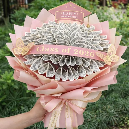 Miniatura 2 de Tenare Juego de papel de regalo de flores y cinta, 36 hojas de papel de regalo de ramo con cinta de satén de doble cara de 50 yardas para regalo