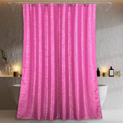 Miniatura 7 de Cortinas de ducha doradas para baño: cortina decorativa de ducha de tela brillante con purpurina - cortina de baño lujosa, elegante, elegante