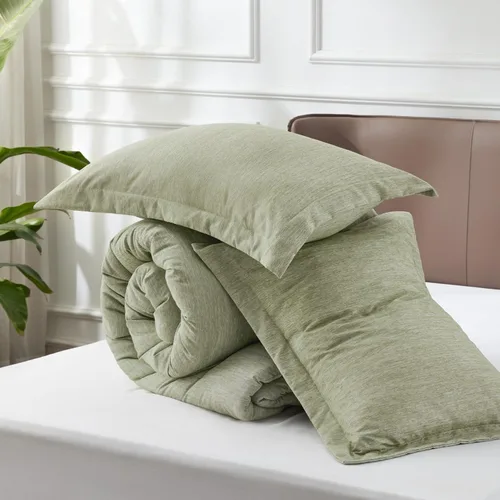 Miniatura 72 de Bedsure Juego de edredón Twin/Twin XL, ropa de cama suave beige para todas las estaciones, juego de cama teñido catiónico, 2 piezas, 1 edredón