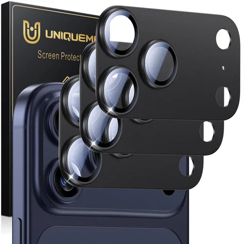 Miniatura 38 de UniqueMe para Paquete de 3 Protectores de Lente de Cámara para iPhone 15 Pro/iPhone 15 Pro Max, [Protección contra Caídas] [Compatible con Fundas]
