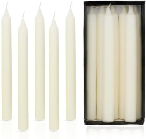 Miniatura 22 de Axiom Candles - Velas cónicas de 10 pulgadas sin goteo - Velas altas sin perfume y sin humo - 9 horas de combustión - Velas cónicas para el hogar