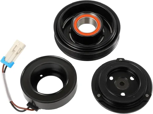 Miniatura 14 de cciyu Embrague del compresor de aire acondicionado 1993-1997 para Ford E-350 Econoline 7.3L 1993-1997 para Ford E-350 Econoline Club Wagon 7.3L