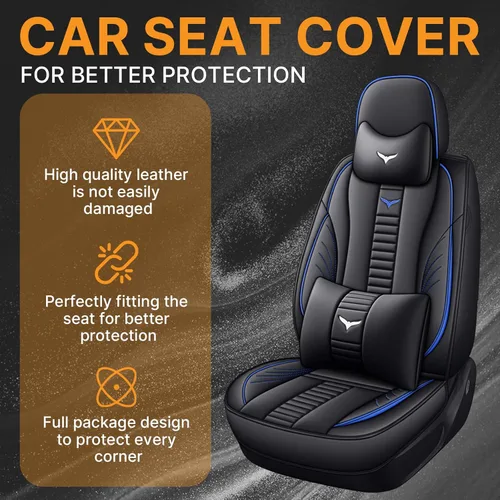 Miniatura 8 de Juego completo de fundas de asiento de automóvil de ajuste universal para Honda Accord Plug-in Hybrid 2014, juegos interiores de automóvil de piel