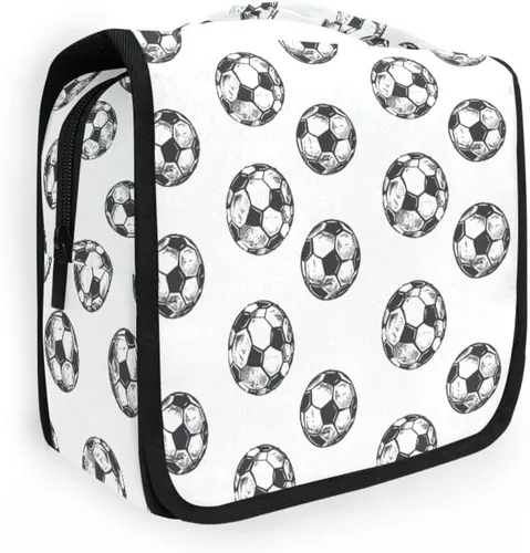 Miniatura 9 de Neceser colgante de viaje -326 - Kit de fútbol para maquillaje, organizador de cosméticos para hombres y mujeres