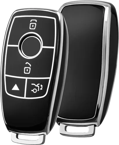 Miniatura 18 de ELOHEI Funda para llavero de Mercedes Benz, funda suave de alta calidad de protección completa de 360 grados, accesorios para Mercedes Benz E, S, C