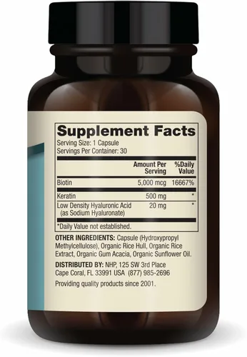 Miniatura 2 de Dr. Mercola Cabello, piel y uñas – Proporciona biotina, queratina y ácido hialurónico – Calidad premium – Apoya el envejecimiento saludable – Sin