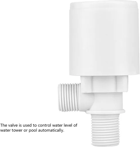 Miniatura 3 de G1/2 válvula de control automático de nivel de agua flotante válvula de bola para tanque de torre de agua, válvula de ahorro de agua