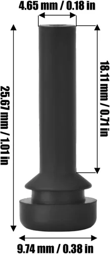 Miniatura 2 de 12 pies de goma de rejilla WB02X24790, patas de goma compatibles con estufa de gas GE, parachoques de rejilla de repuesto para estufa de gas de gama