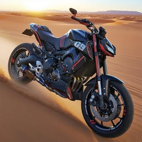 Miniatura 7 de Espejo retrovisor rojo de 7/8" para extremo de manillar de motocicleta, CNC, compatible con Honda GROM MXS125 CB500F, Yamaha MT-03 MT-07 FZ-07 MT-09
