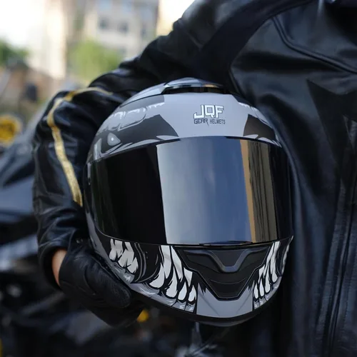 Miniatura 2 de Cascos de Motocicleta de Cara Completa WS-611 Casco de Moto de Calle para Adultos Hombres Mujeres Aprobado por DOT