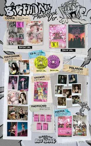 Miniatura 7 de (Libro de fotos Ver.) RED VELVET THE REVE FESTIVAL 2022 CUMPLEAÑOS Álbum (RECETA (A) / REVE(B) - Tarjeta de regalo de tienda Ver.+1ea al azar) K-POP