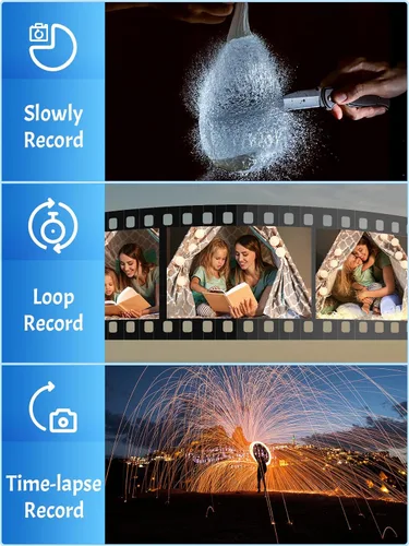 Miniatura 4 de Cámara digital, cámara 4K para niños, para fotografía, enfoque automático Nsoela de 48 MP, pantalla LCD de 2.8 pulgadas, zoom digital 16X, cámara