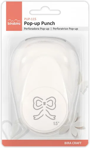 Miniatura 5 de Bira Craft Palanca de pajarita 3D de 1.5 pulgadas para manualidades de papel, álbumes de recortes (pajarita)