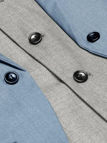 Miniatura 6 de COOFANDY Chaleco para hombre en capas para traje de negocios, chaleco de vestir formal, chaleco de boda, ajuste delgado