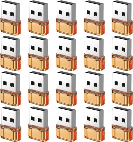 Miniatura 11 de Adaptador USB-A a USB-C paquete de 5 unidades, convertidor cargador USBC hembra a A macho, convertidor USB a USBC para iPhone 15 Plus Pro Max/Apple