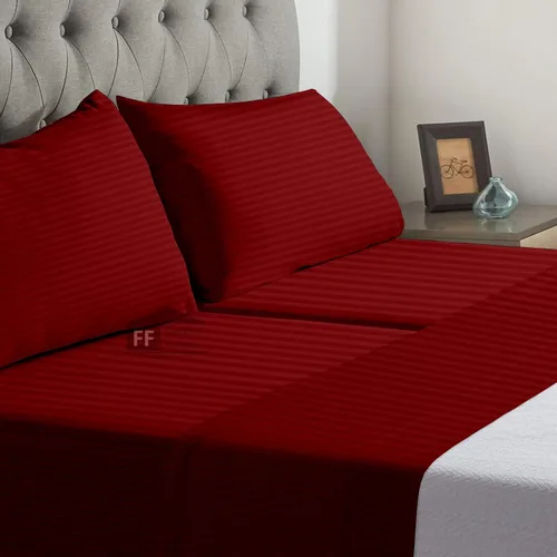 Miniatura 13 de Juego de sábanas para cama ajustable, tejido de satén suave, 400 hilos, 100% algodón egipcio, 5 piezas con 2 sábanas bajeras, juego de sábanas de 25