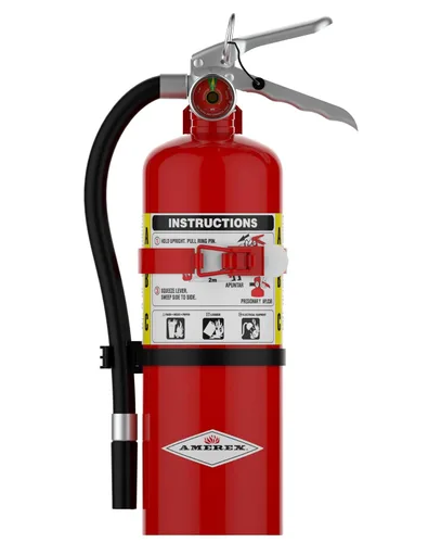 Miniatura 2 de Amerex 3-A:40-B:C 5 lbs. Extintor químico seco ABC