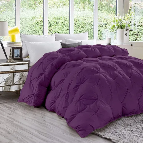 Miniatura 13 de Premium Collection - Edredón alternativo de diamante de 1600 hilos, tamaño individual XL, 68 x 92 pulgadas, 1 pieza para todas las estaciones