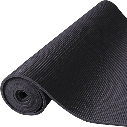 Miniatura 9 de Signature Fitness Esterilla de yoga multiusos de 1/4 de pulgada de alta densidad antidesgarro con correa de transporte con bloques de yoga