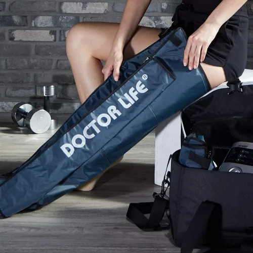 Miniatura 3 de DOCTOR LIFE LX9max para Todo el Cuerpo (A) - Sistema de Recuperación de Compresión de Aire Secuencial: Dispositivo + Piernas (L) + Brazo + Cintura +
