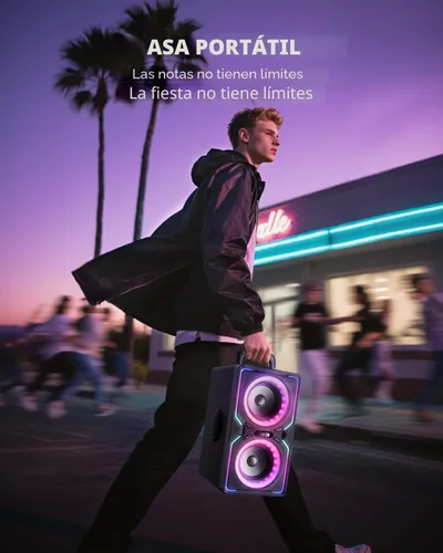 Miniatura 3 de Hotlemon Altavoz Bluetooth grande: 240 W pico potente sonido fuerte con graves profundos, tiempo de reproducción de 15 horas, carga rápida, TWS
