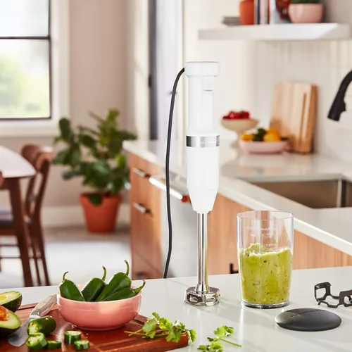 Miniatura 5 de KitchenAid Batidora de mano con cable de velocidad variable KHBV53, color blanco, (paquete de 2)