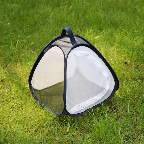 Miniatura 3 de RESTCLOUD Mini hábitat de mariposa, jaula de malla para insectos, terrario de insectos emergentes de 11 x 11 pulgadas de alto
