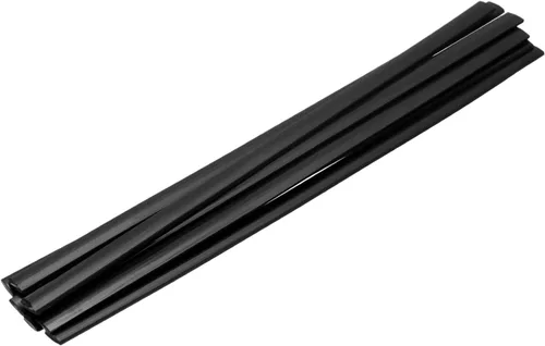 MECCANIXITY 8 varillas de soldadura de plástico negro de 0.374 in x 9.843 in HDPE cinta plana de soldadura de plástico para reparar tanques de agua,